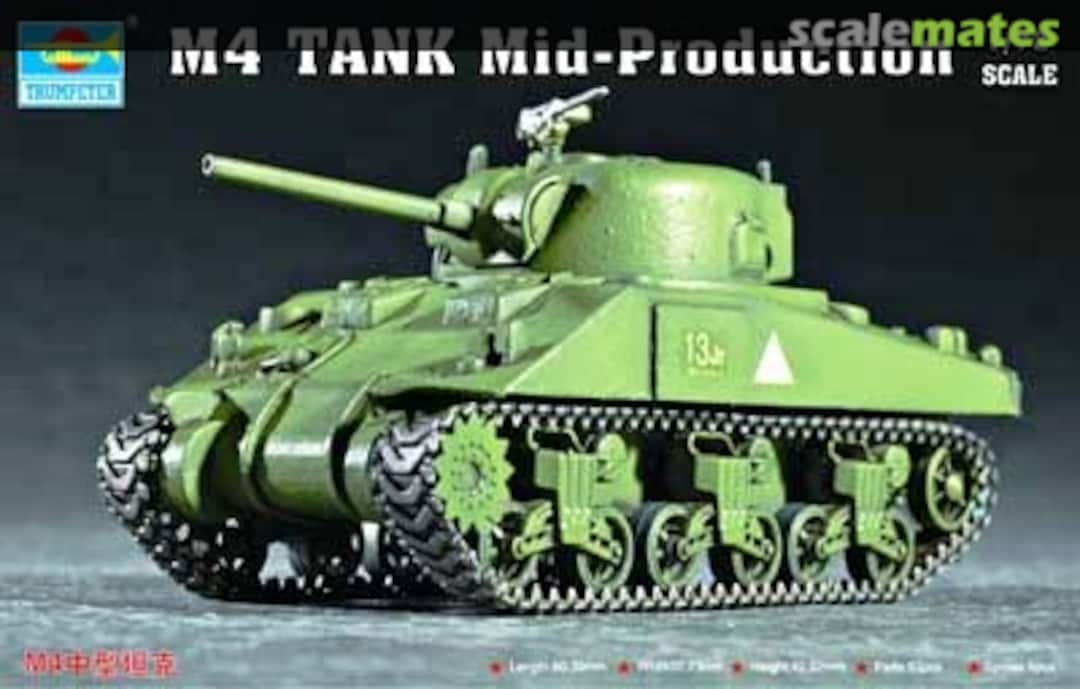 Boxart M4 Tank Mid-Production 07223 Trumpeter