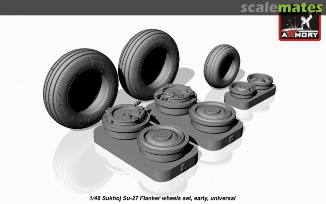 Boxart Su-27 Flanker - Early Wheels AW48020 Armory