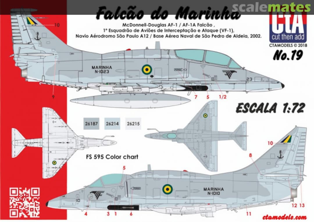 Boxart Falcão da Marinha CTA-019 CtA Models