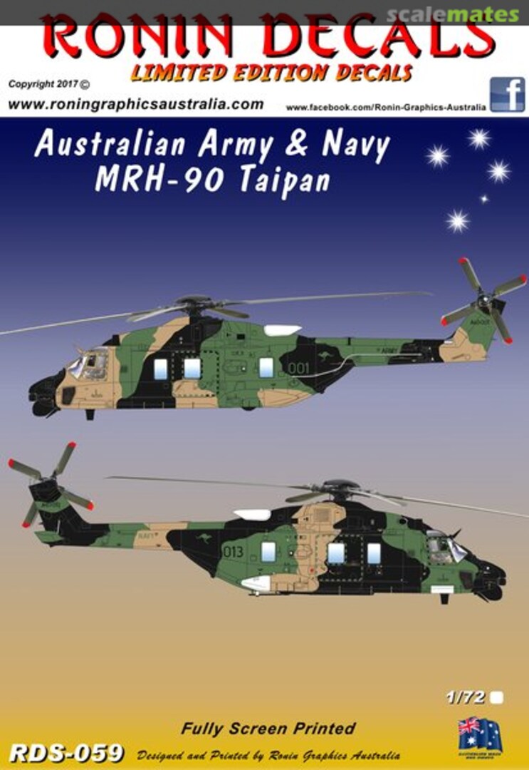 Boxart AAav MRH-90 Taipan, Updated with Names RDS-059 Ronin Decals