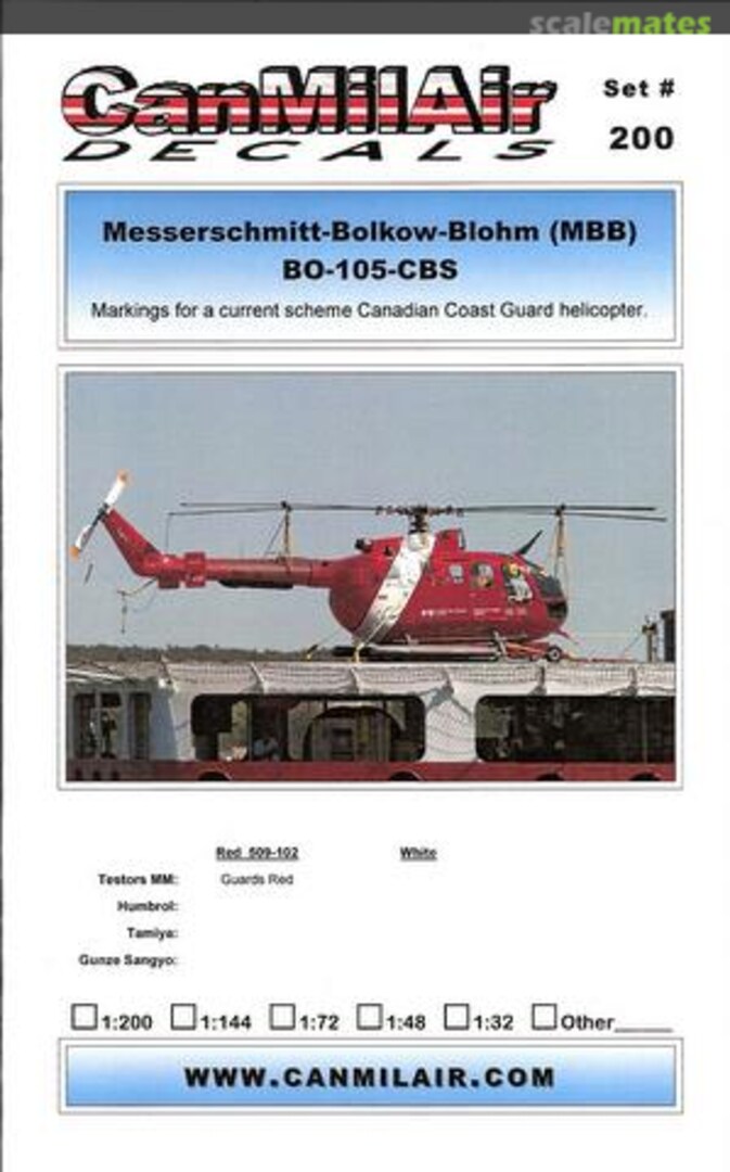 Boxart Bo-105 CBS 200 CanMilAir