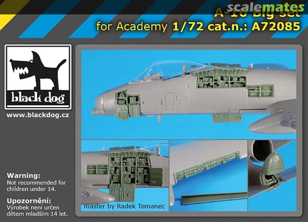 Boxart A-10 Big set - Academy - A72085 Black Dog