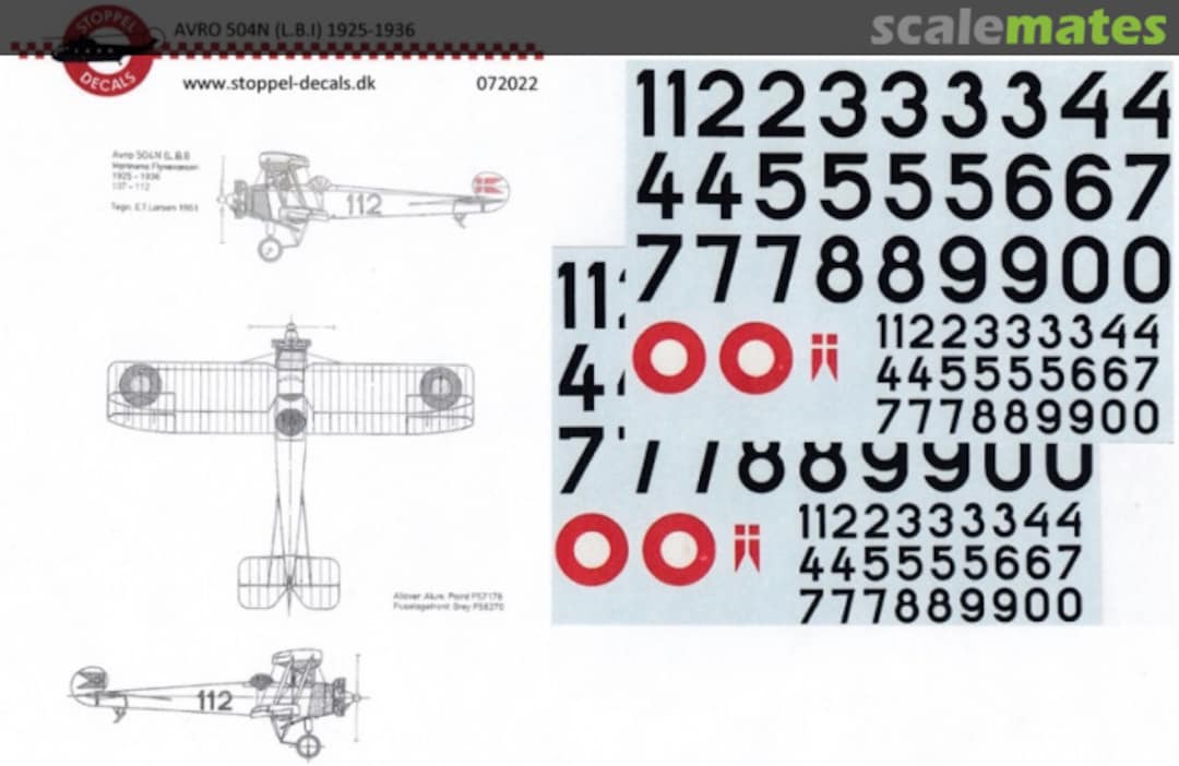 Boxart Avro 504N (L.B.1) 072022 Stoppel Decals