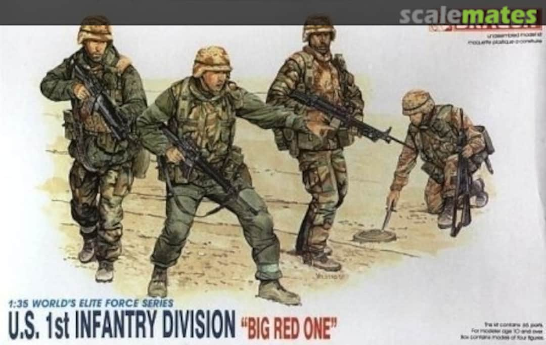 Boxart U.S. 1st Infantry Division "Big Red One" 3015 Dragon