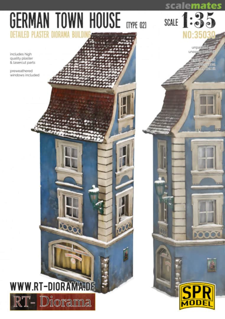 Boxart Diorama-Base: German town house No. 2 35030 RT-Diorama