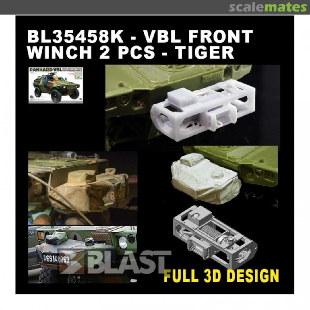 Boxart VBL Front Winch 2 pcs BL35458K Blast Models