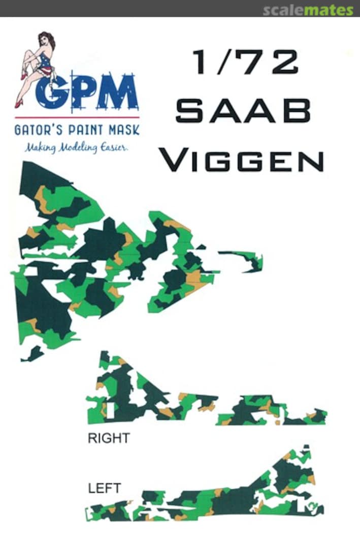 Boxart Saab Viggen  Gator Paint Mask