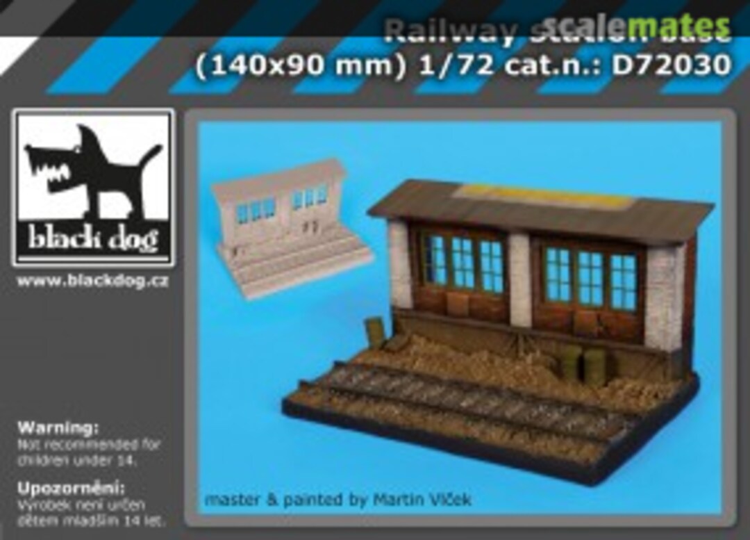 Boxart Railway station base D72030 Black Dog