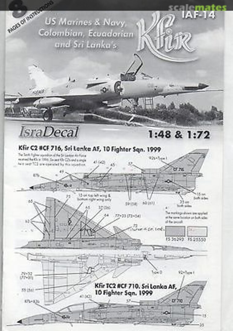 Boxart Kfir IAF-14 IsraDecal Studio