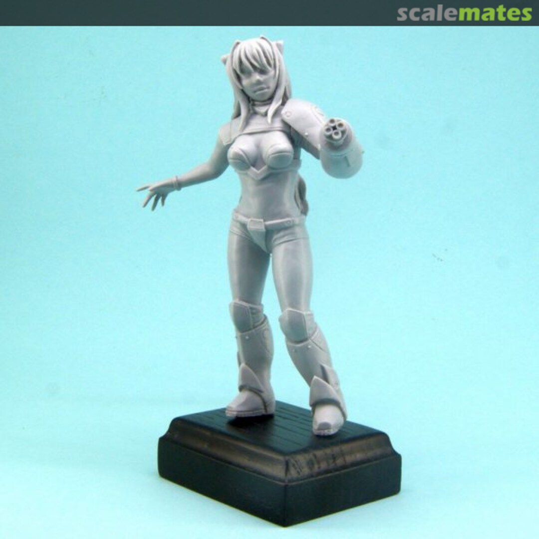 Boxart 135mm Cybergirl Leila unpainted resin model kit anime NS-F12-anime-001 North Star Models