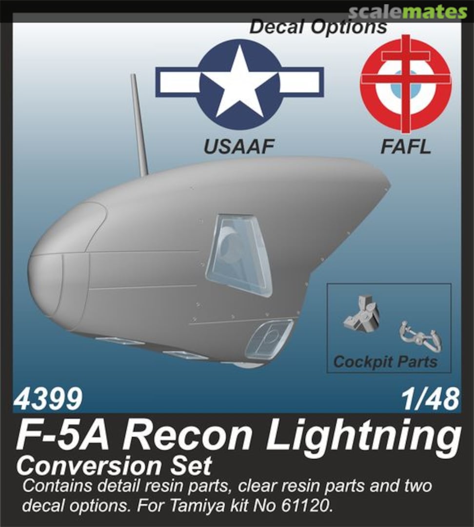 Boxart F-5A Recon Lightning Conversion Set 4399 CMK