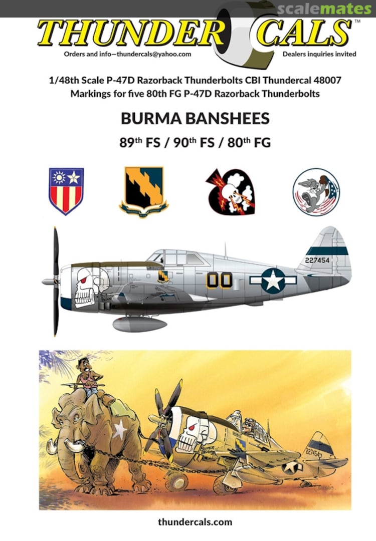 Boxart Burma Banshees CBI 48007 ThunderCals