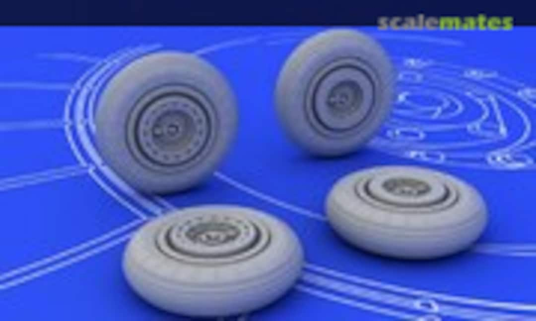 1:72 MiG-15 wheels (Eduard 672007)