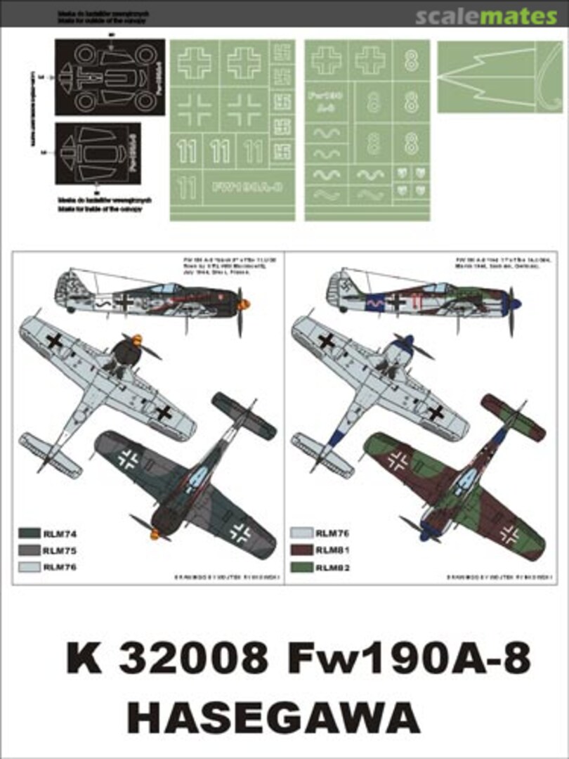 Boxart Fw 190A-8 K32008 Montex