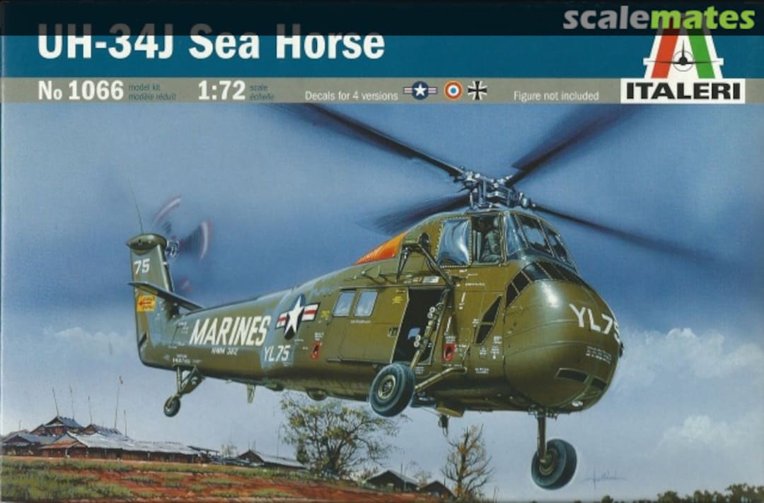 Boxart Sikorsky UH-34J Sea Horse 1066 Italeri