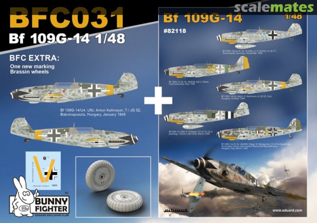 Boxart Bf 109G-14 BFC edition BFC031 Eduard