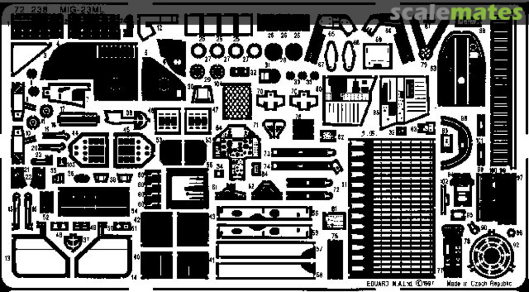Boxart MiG-23ML 72238 Eduard