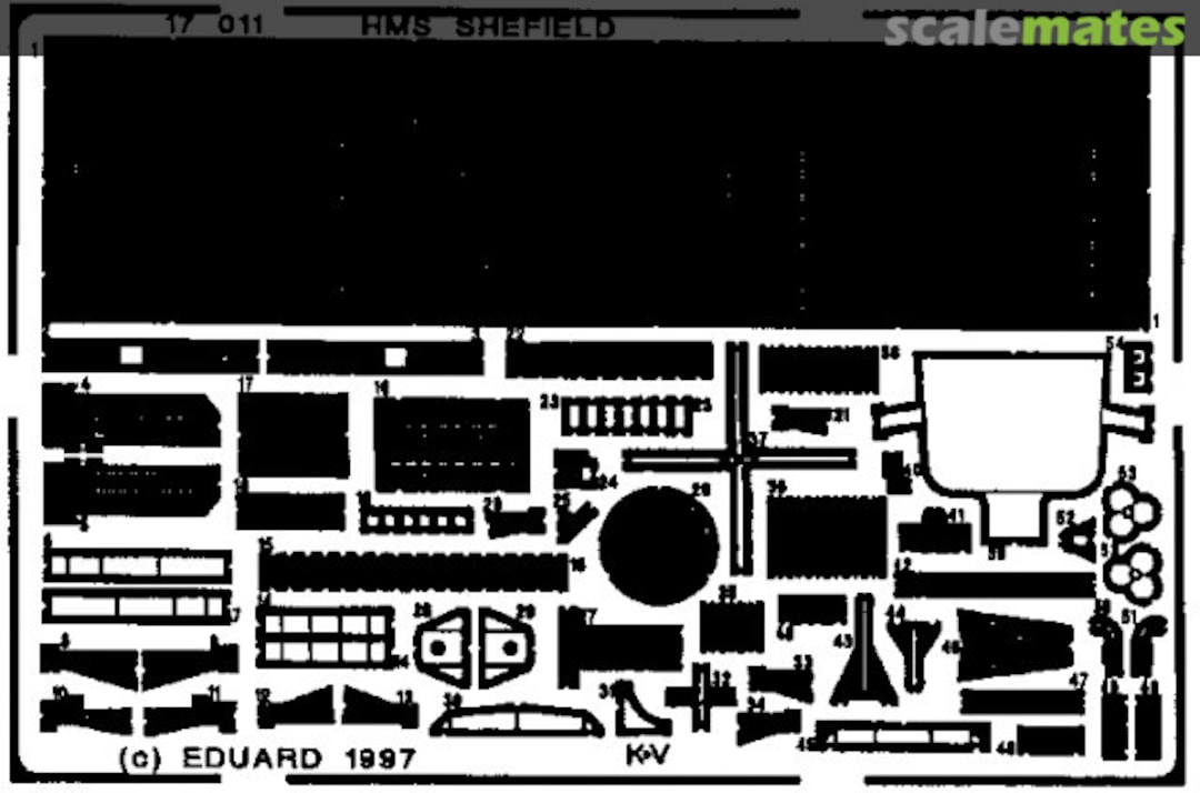 Boxart HMS Sheffield 17011 Eduard