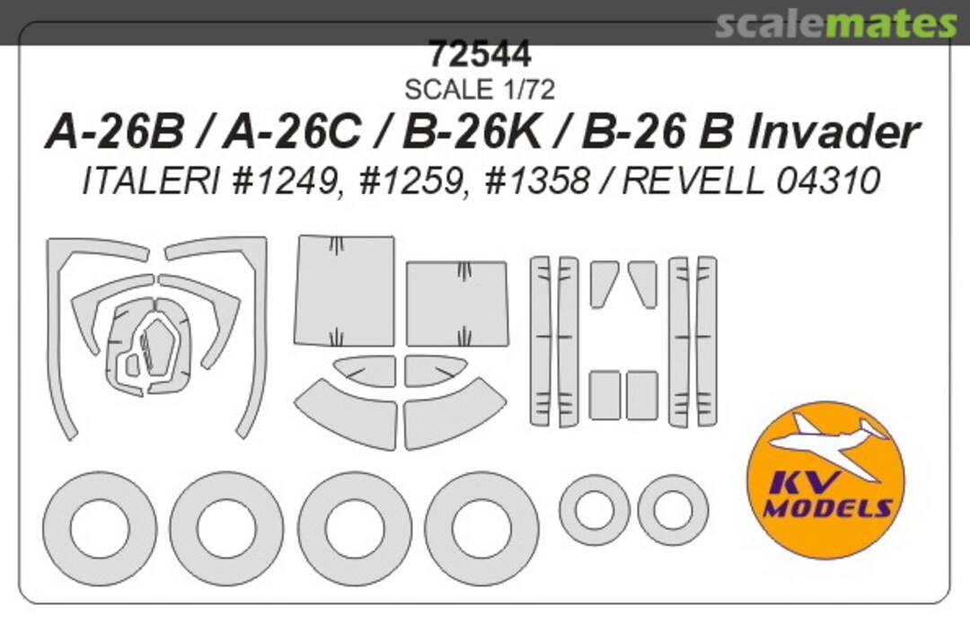 Boxart A-26B / A-26C / B-26K / B-26 B Invader 72544 KV Models