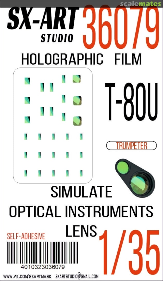 Boxart T-80U holographic film 36079 SX-Art