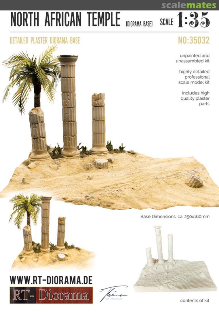 Boxart Diorama-Base: North African Temple 35032K RT-Diorama