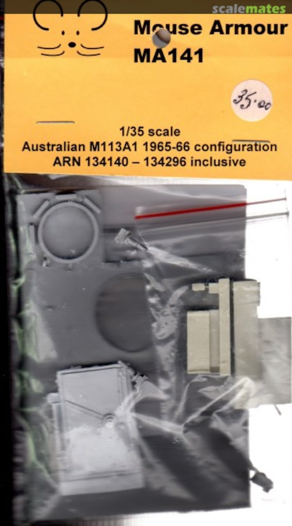 Boxart M113A1 Australian 1965-66 Configuration MA141 Mouse House Enterprises