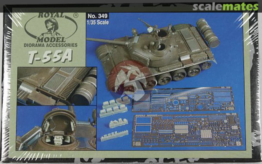 Boxart T-55A Converison Kit ~Tamiya~ 349 Royal Model