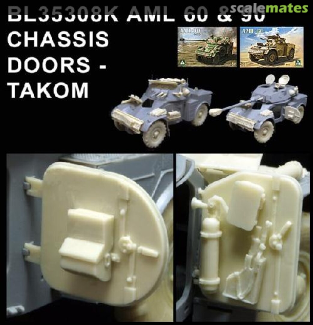 Boxart AML 60 & 90 CHASSIS DOORS - TAKOM BL35308K Blast Models