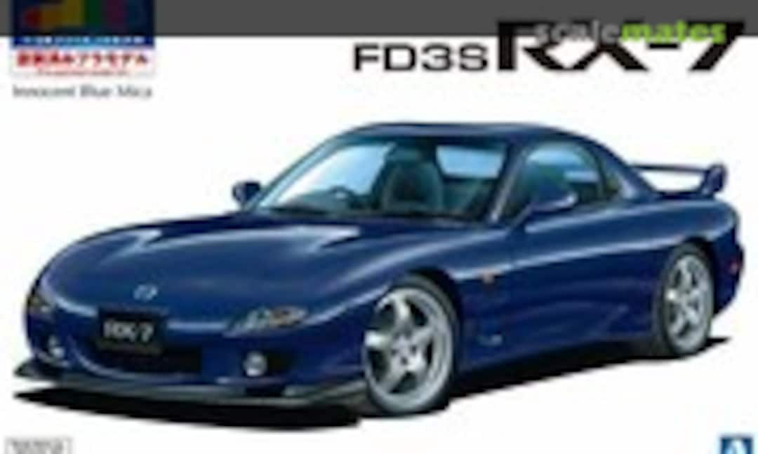 1:24 Mazda FD3S RX-7 '99 (Innocent Blue Mica) (Aoshima 054987)