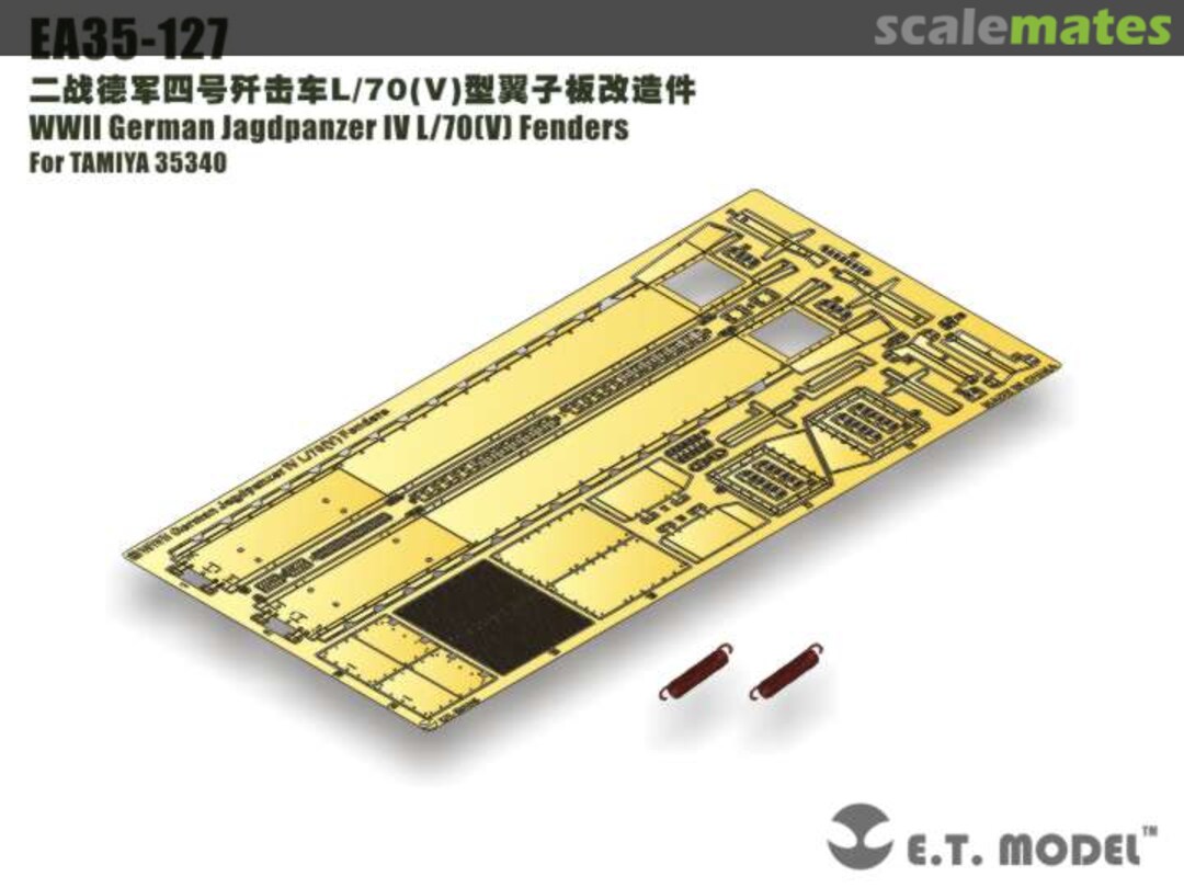 Boxart WWII German Jagdpanzer IV L/70(V) Fenders EA35-127 E.T. Model