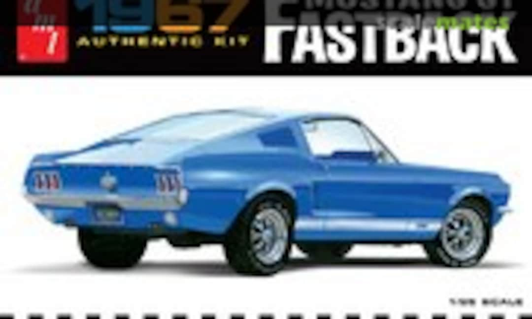 1:25 1967 Ford Mustang GT Fastback (AMT AMT1241/12)