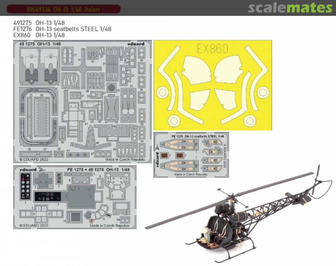 Contents OH-13 detail set BIG49336 Eduard