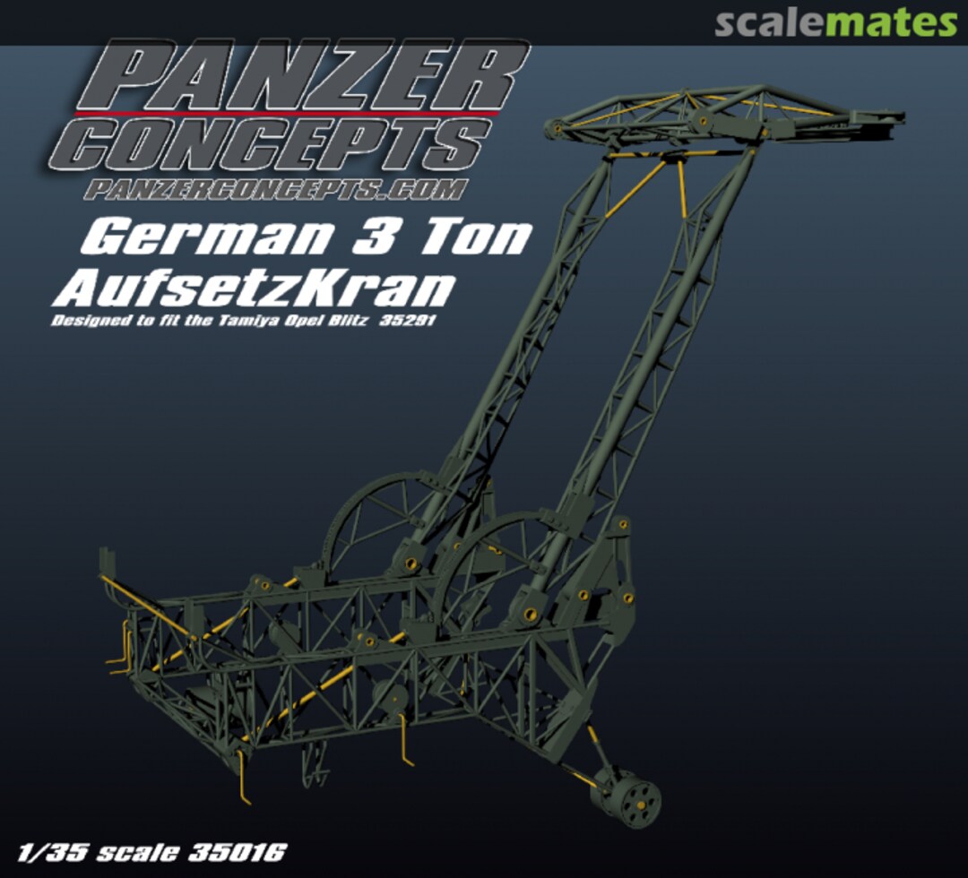 Boxart 3 ton AufsetzKran 35016 Panzer Concepts