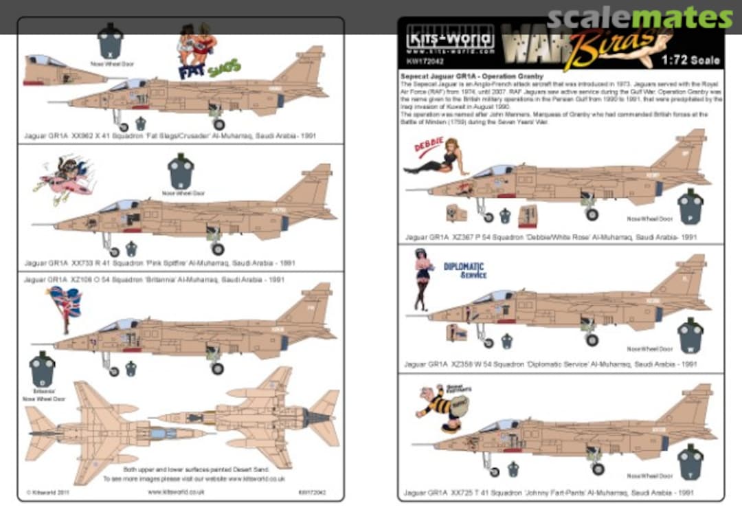 Boxart Jaguars GR1 KW172042 Kits-World