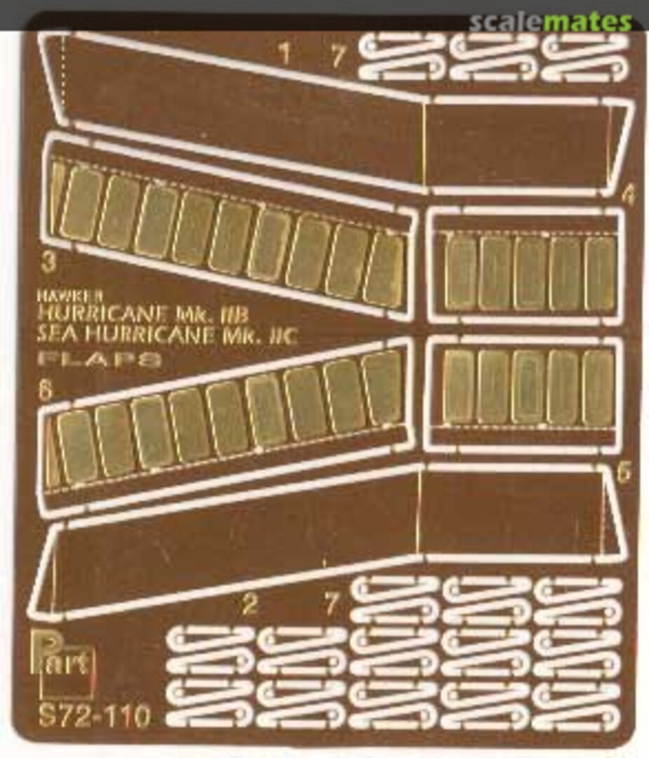 Boxart Hawker Hurricane-flaps S72-110 Part