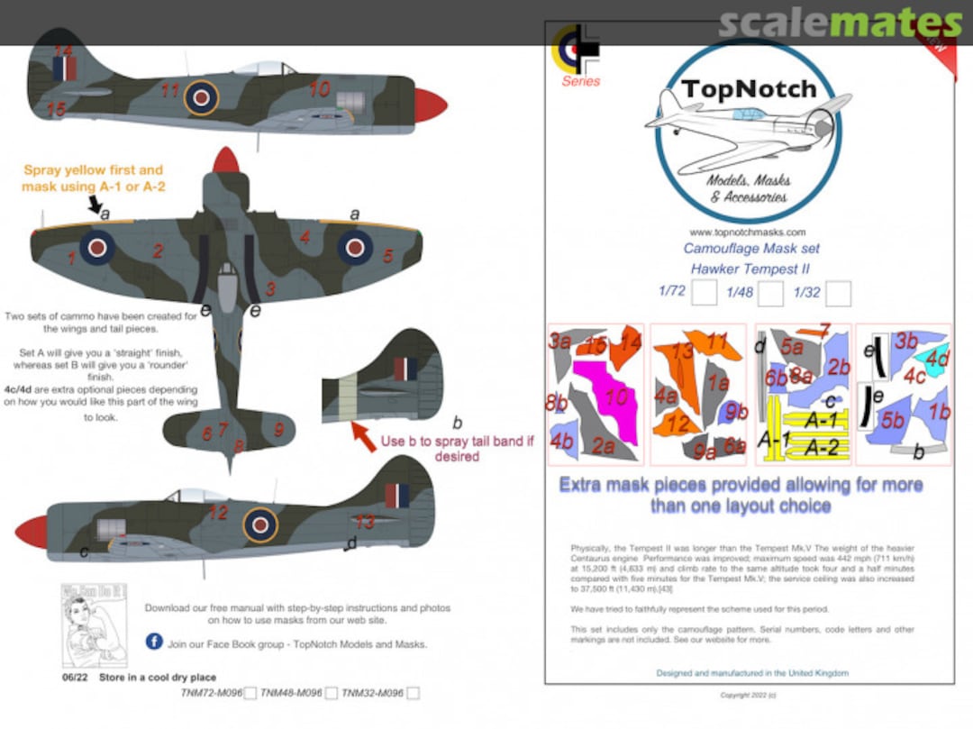 Boxart Hawker Tempest Mk.II TNM48-M096 TopNotch