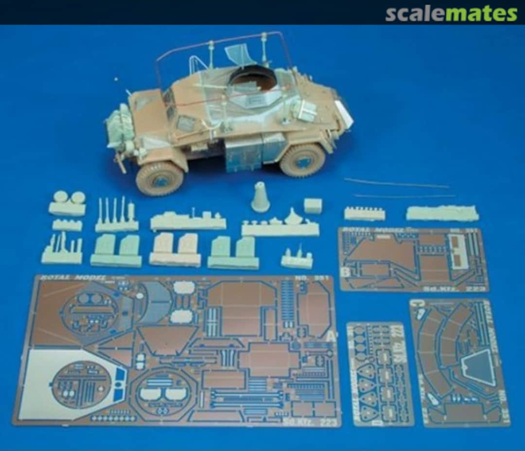 Boxart Sd. Kfz. 223 detail set 351 Royal Model