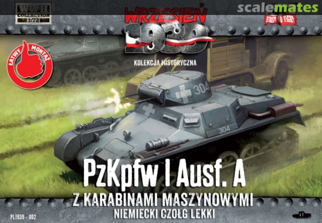 Boxart Pz.Kpfw. I Ausf. A PL1939-002 First to Fight