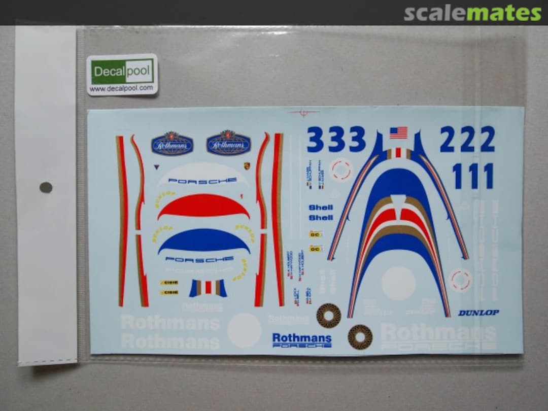 Boxart Porsche 956 Rothmans Launch Car 82' DP059 Decalpool