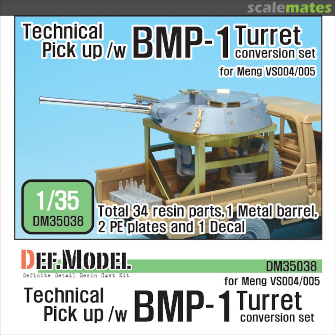 Boxart Technical Pick up w/BMP Turret Conversion Set (for Meng) DM35038 Def.Model