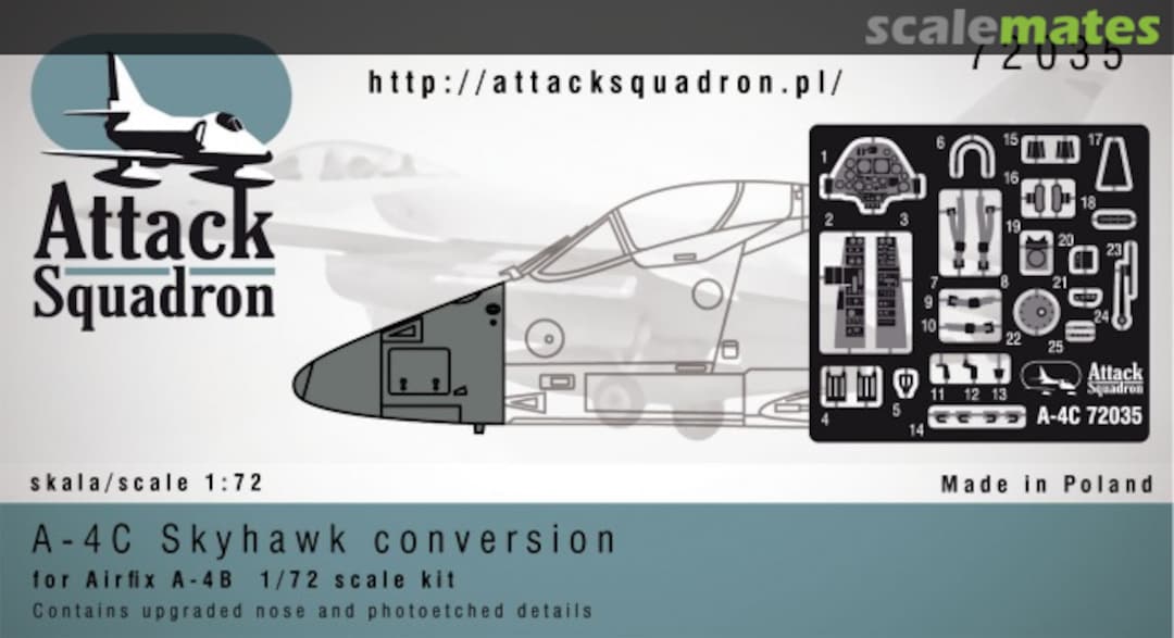 Boxart A-4C Skyhawk Conversion 72035 Attack Squadron