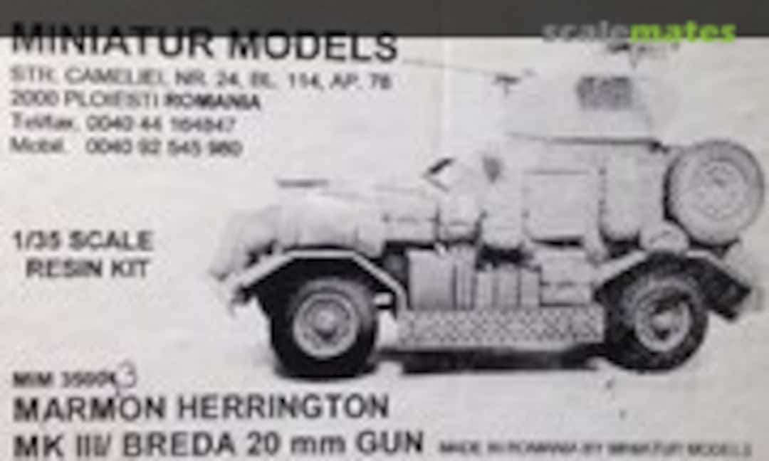 Marmon Herrington MKIII (Miniatur Models MIM 35003)