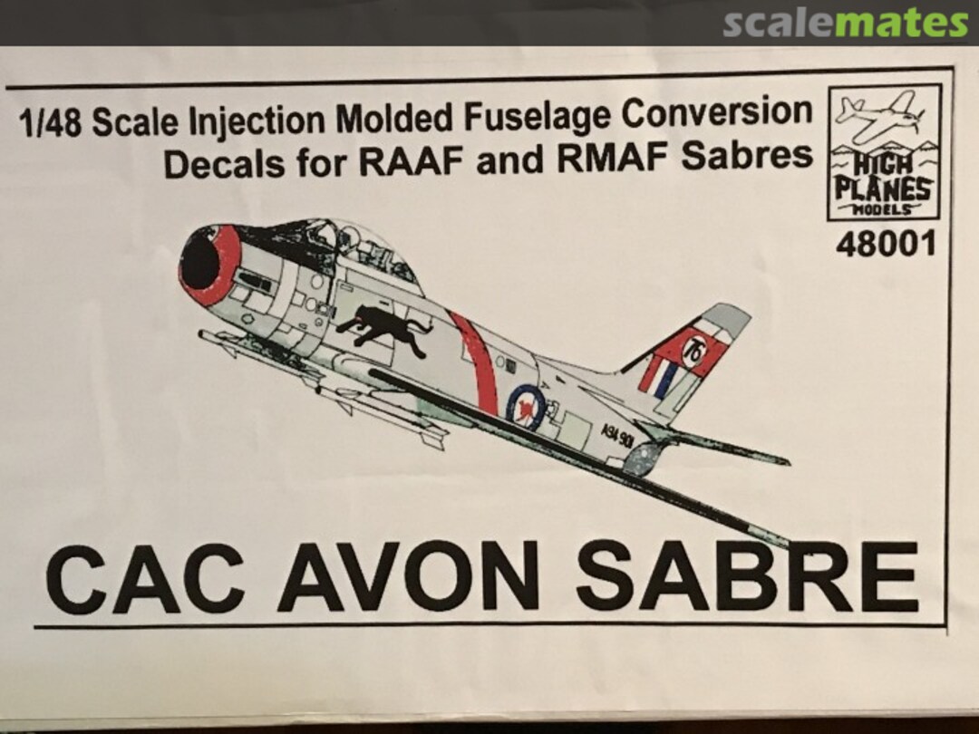 Boxart CAC AVON SABRE 48001 High Planes Models