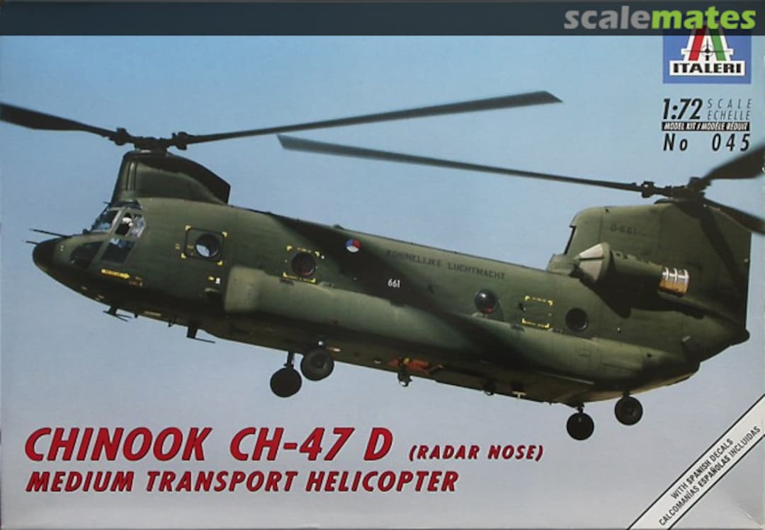 Boxart CH-47D Chinook 045 Italeri