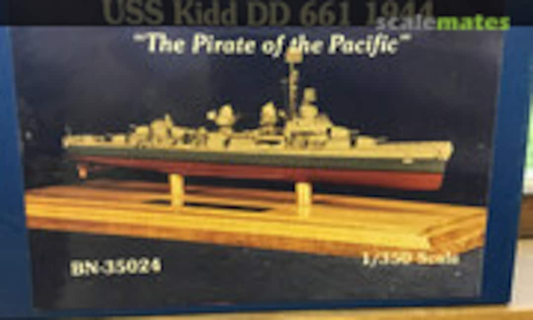 1:350 USS Kidd DD-661 (1944) (Blue Water Navy BN-35024)