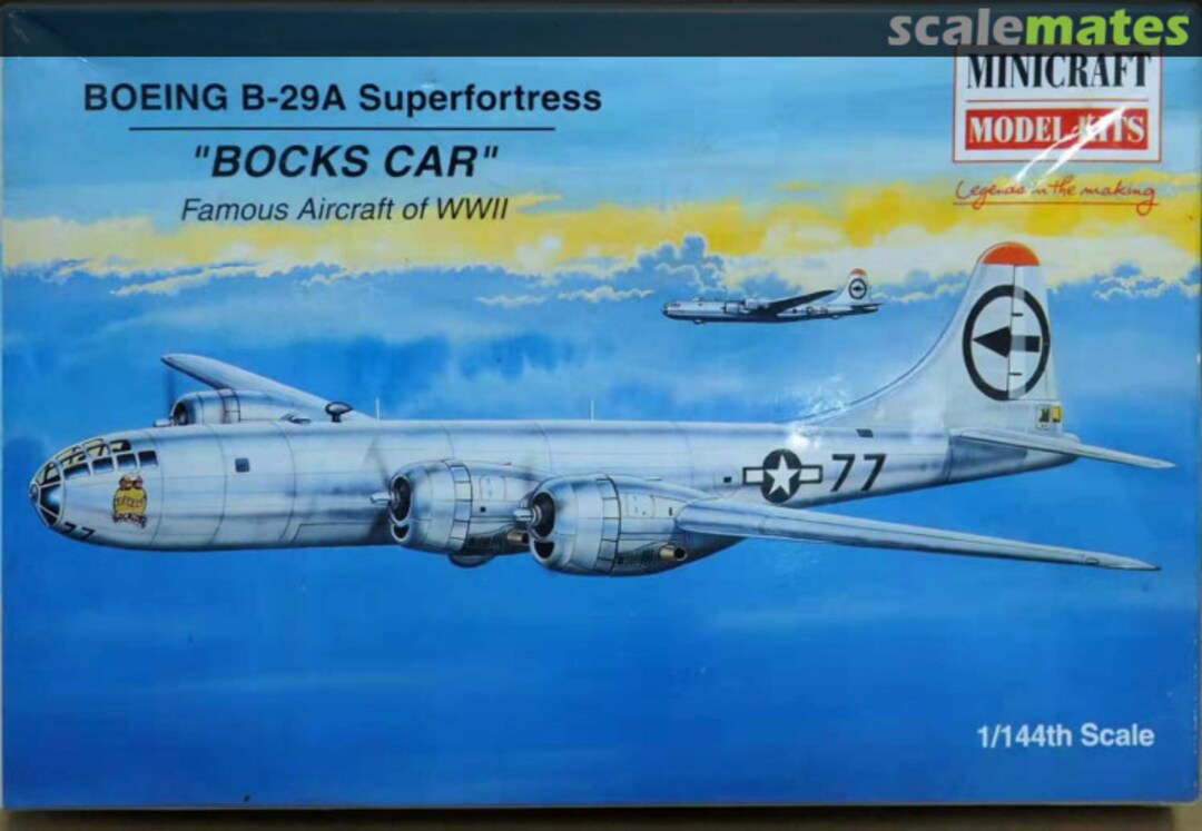 Boxart Boeing B-29A Superfortress "Bocks Car" 14487 Minicraft Model Kits