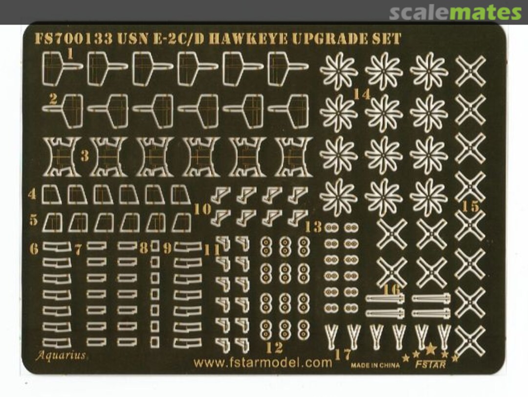 Boxart E-2C/D Hawkeye Upgrade Set FS700133 Five Star Model