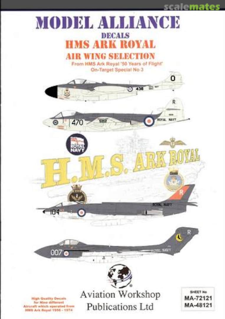 Boxart HMS Ark Royal Air Wing selection MA-72121 Model Alliance