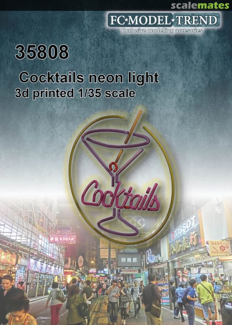 Boxart Cocktails, Neon Light 35808 FC Model Trend