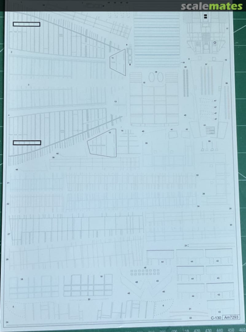 Boxart C-130 Rivet set AM7293 Arma Models